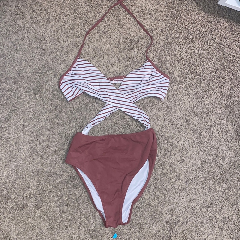 Victoria’s Secret pink cutout one piece